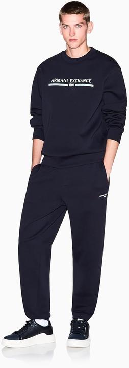 Image du produit Armani Exchange Sweatshirt à capuche avec logo avant et patch dos (XL)