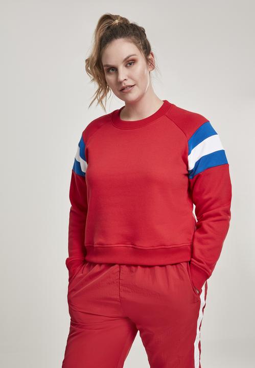 Immagine prodotto Urban Classics Girocollo con maniche a strisce da donna (XL)
