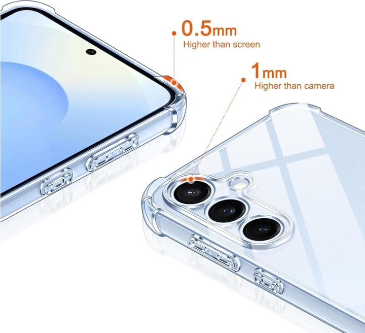 Produktbild Screenguard Hülle Crystal Soft Airbag Bumper (Samsung Galaxy S25)