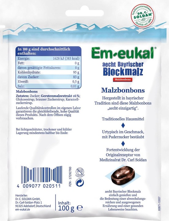 Produktbild Soldan aecht Bayrischer Blockmalz (1 Stk., 100 g)