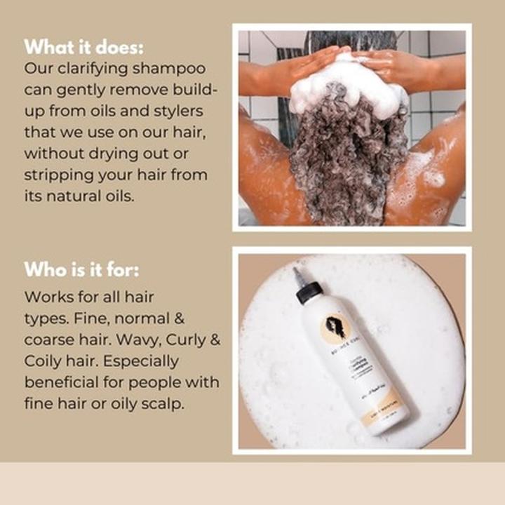 Actual product image Bounce Curl Enzyme Gentle Clarifying Shampoo (Liquid shampoo)