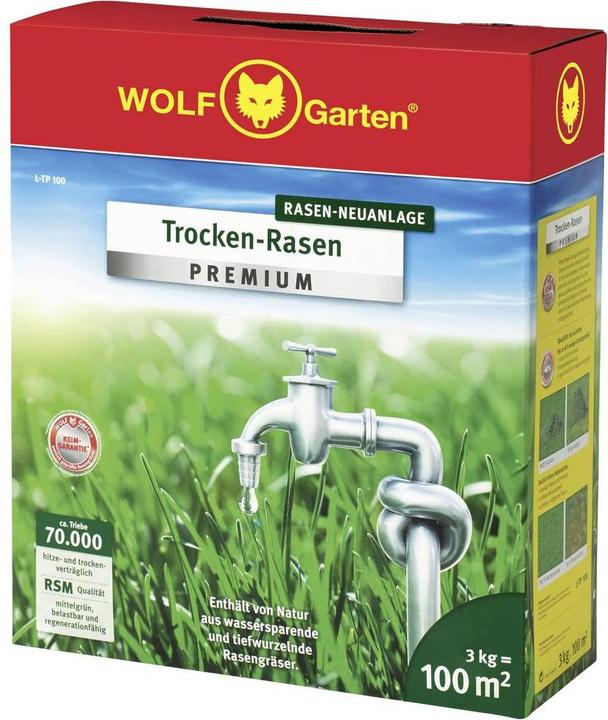Immagine prodotto Wolf-Garten L-Tp 100 D/A Tappeto Erboso Secco Premium (Risemina del prato)
