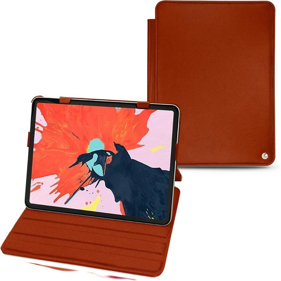 Thumbnail - Noreve Lederschutzhülle horizontal (iPad Pro 11 2018 (1. Gen)), Tablet Hülle, Orange