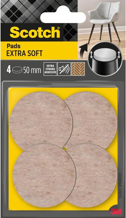 Scotch Extra soft felt glides (Felt gliders, 4 Piece)