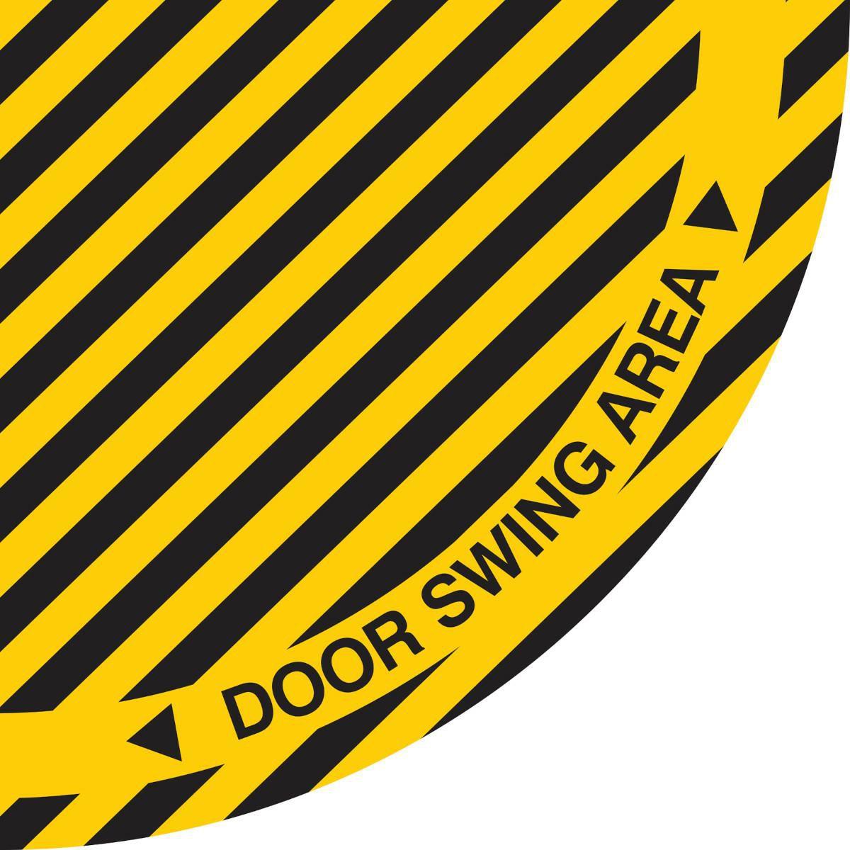 Brady, Etiketten, Floor Safety Sign - DOOR