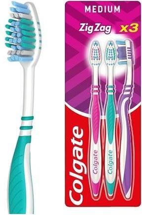 Actual product image Colgate Cepillo D Zig Zag 2 1 (Medium, 3 x)
