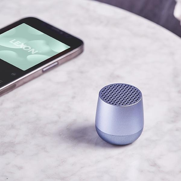 Actual product image Lexon Mino+ Głośnik Bluetooth Aluminiowy jasnoróżowy/light purple LA125LL (3 h, Wireless)