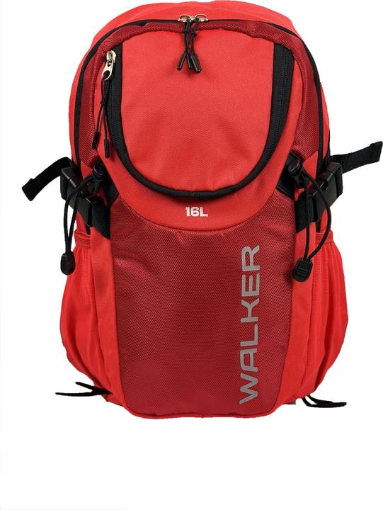 Produktbild Walker Schulrucksack Flow Kunstfaser rot