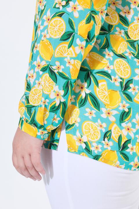 Produktbild Miamoda Bluse, Regular Fit, Muster, Langarm (44)