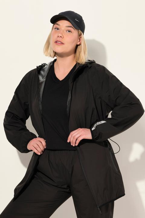 Produktbild Ulla Popken Regenjacke, leicht, Kapuze, wasserdicht, verstaubar (50, 52)