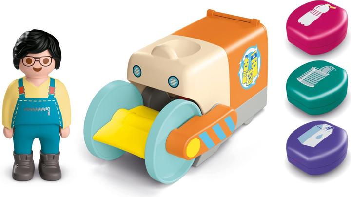Produktbild Playmobil JUNIOR: Spassiges Müllsammelfahrzeug (71774, Playmobil Junior)