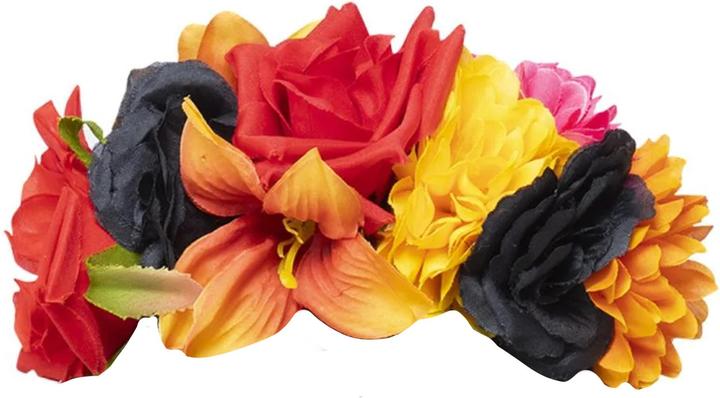 Actual product image Smiffys Girls Roses Day Of The Dead Headband