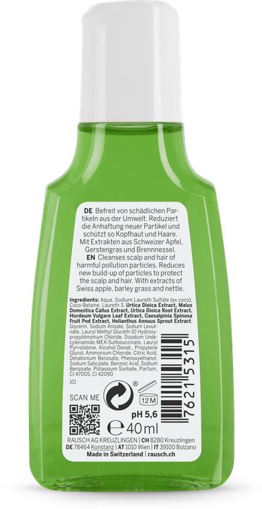 Produktbild Rausch Anti-Pollution-Shampoo mit Schweizer Apfel (Flüssiges Shampoo, 40 ml)