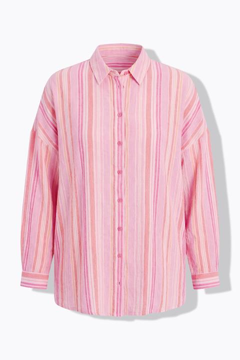Immagine prodotto Studio Untold Camicia di mussola a righe dal taglio oversize con maniche lunghe (58, 60)