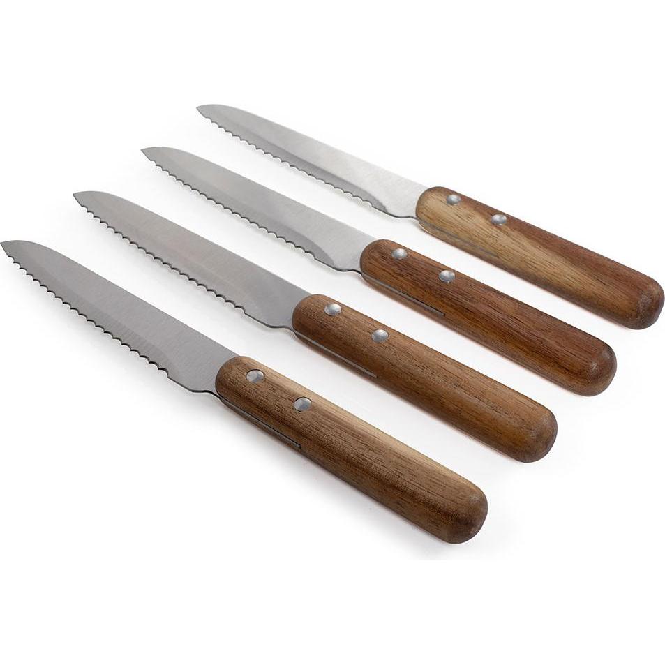 Thumbnail - Livoo Set mit 4 Steakmessern, Besteck, Braun