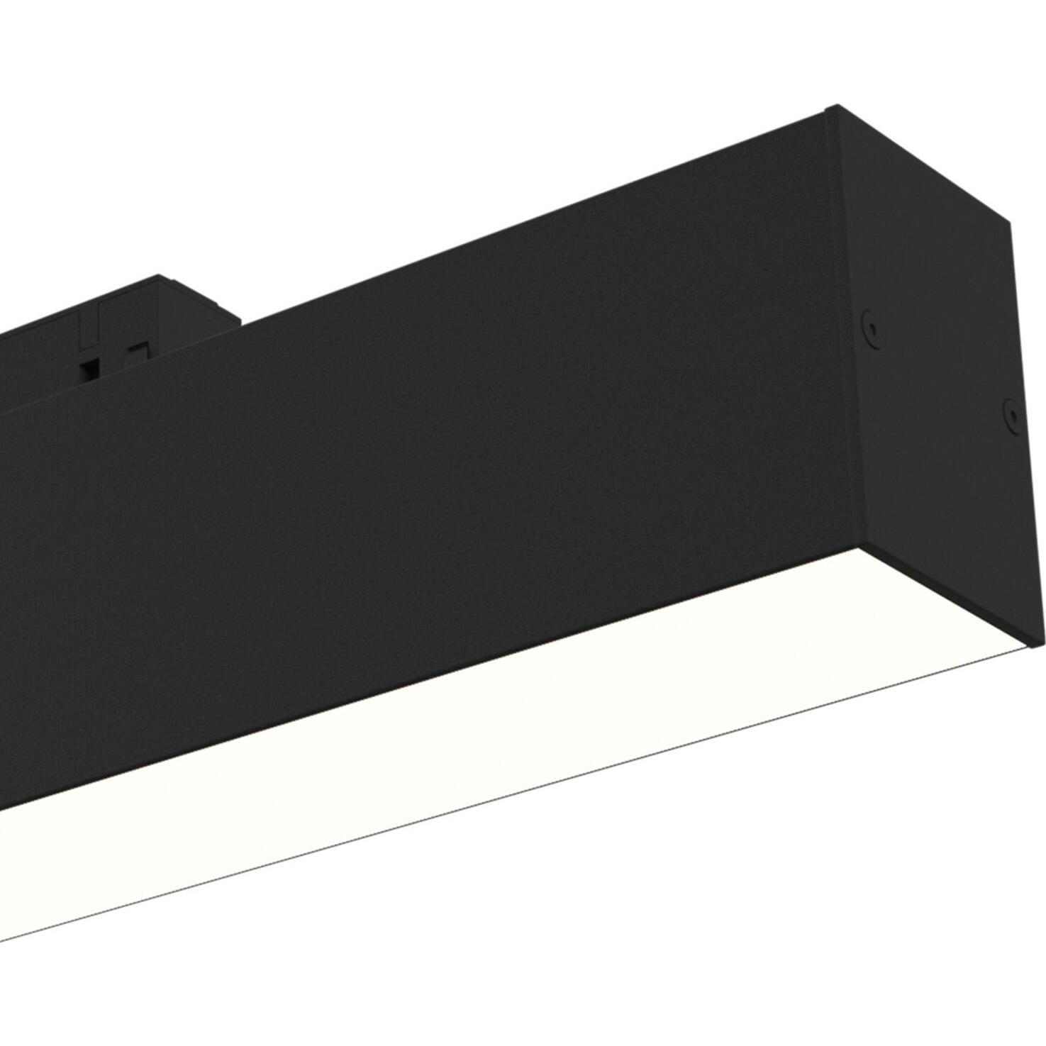 Maytoni, Wandleuchte + Deckenleuchte, MAGNET LED Stromschienenleuchte 12W 30cm Schwarz Warmweiss (750 lm)