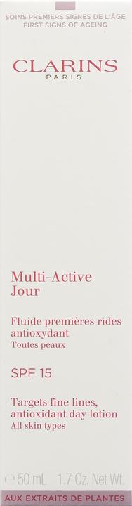 Immagine prodotto Clarins Multi Active (50 ml, Fluido viso, SPF 15)