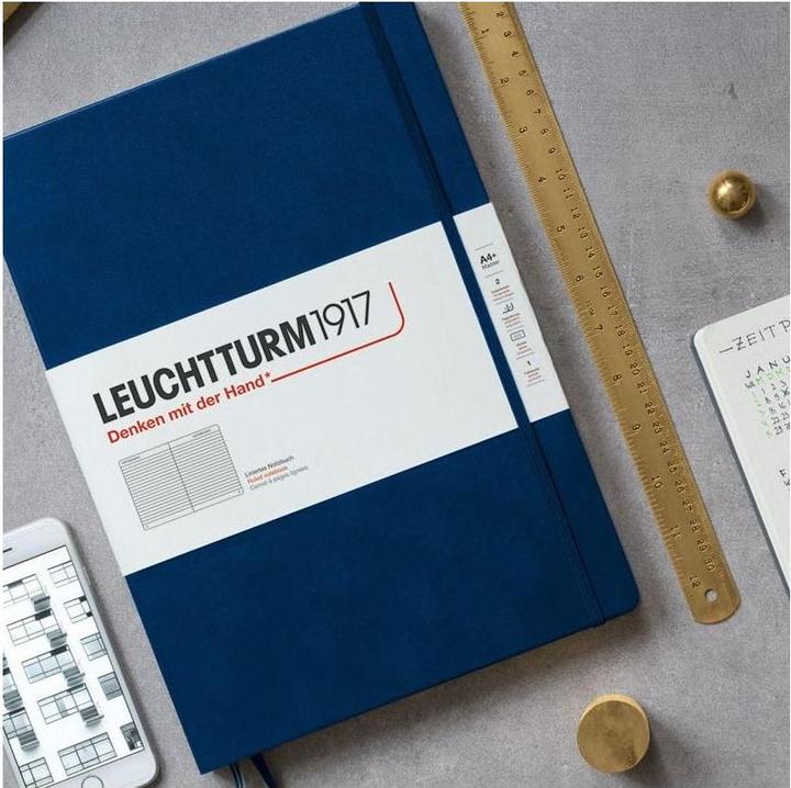 Image du produit Leuchtturm1917 Calepin (A5, À rayures, Couverture rigide)