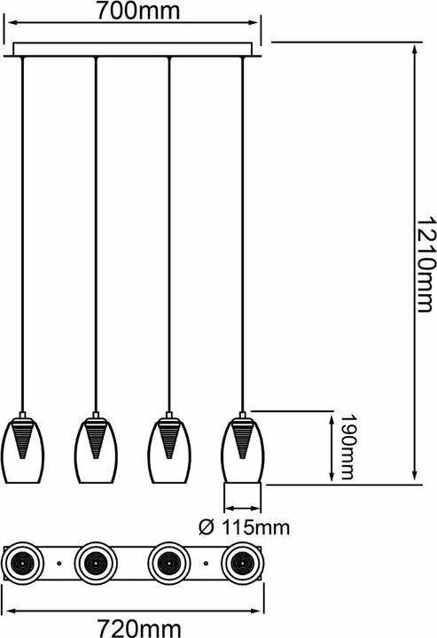 Produktbild Brilliant Metropolis (500 lm)