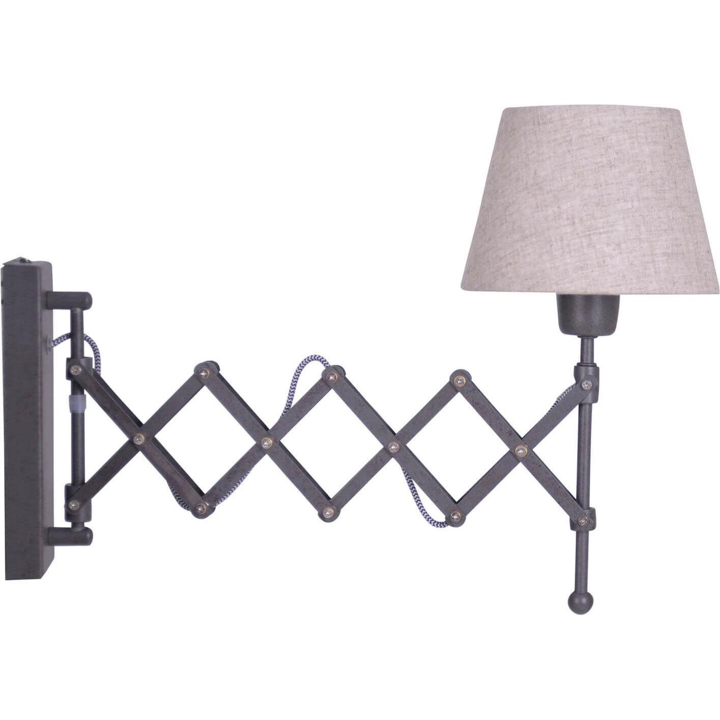 Näve, Wandleuchte + Deckenleuchte, Scherenwandleuchte Adriennemax. a: 23-49cm natur 1292327 (E27)