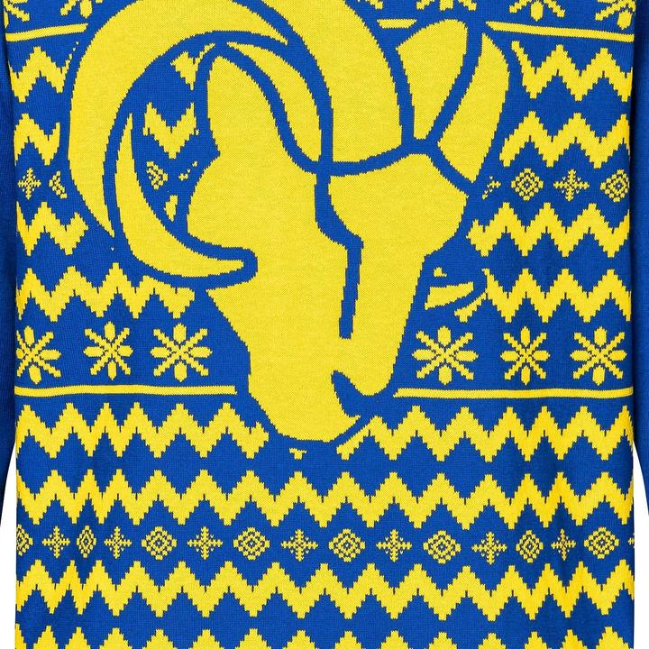 Produktbild Foco NFL Winter Sweater XMAS Strick Pullover Los Angeles Rams XXL (XXL)