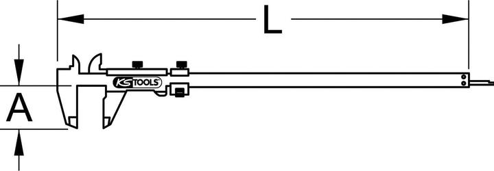 Immagine prodotto KS Tools Calibro a pinze da officina (41.50 cm)