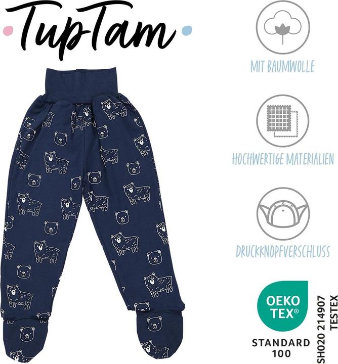 Produktbild TupTam Strampelhose mit Fuss - 3er Set (74)