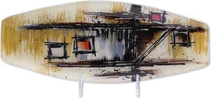 Seyko Geschenke 550396 - Glasplatte "Polaris" oval, 34cm