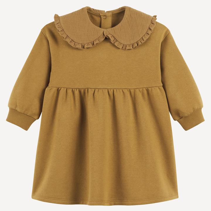 Produktbild La Redoute Collections Sweatkleid mit Claudine-Kragen aus Baumwoll-Gaze (92)