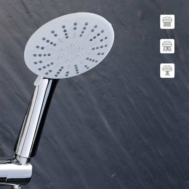 Actual product image Douceur D'intérieur Massage shower head with water-saving function (3 Beam types)