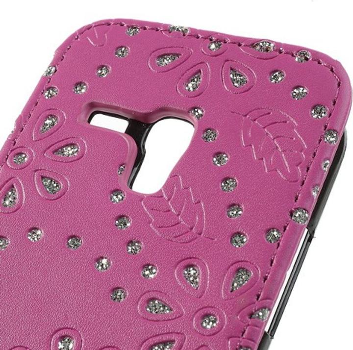 Produktbild König Design Handyhülle Strass für Handy Samsung Galaxy S3 mini i8190 / i8195 / i8200 Pink (Samsung Galaxy S3 Mini)