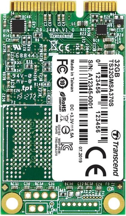 Actual product image Transcend 370S (32 GB, mSATA)