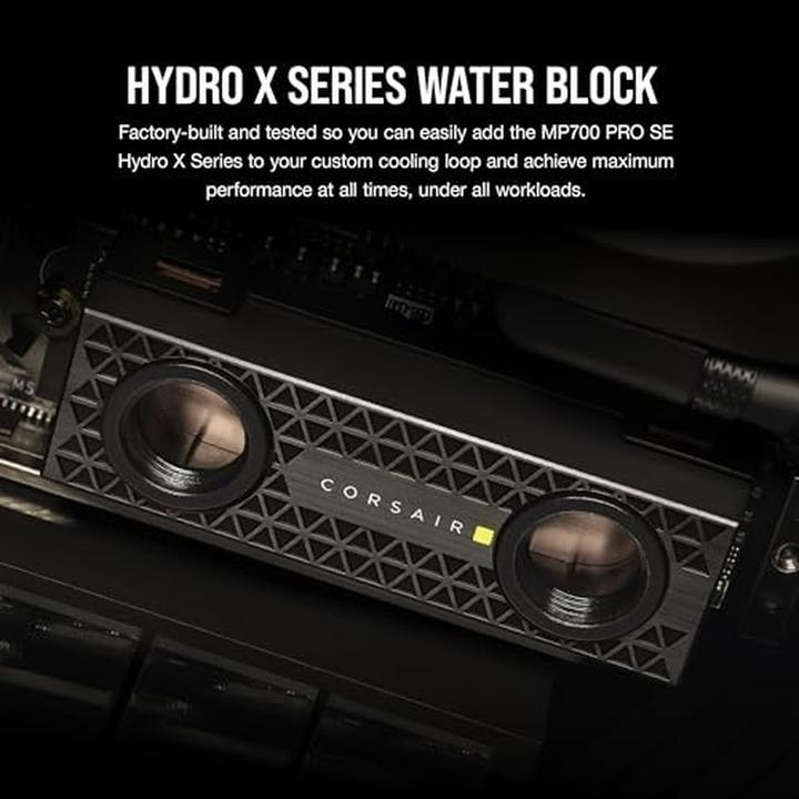Image du produit Corsair MP700 PRO SE Hydro X Series (2000 Go, M.2 2280)