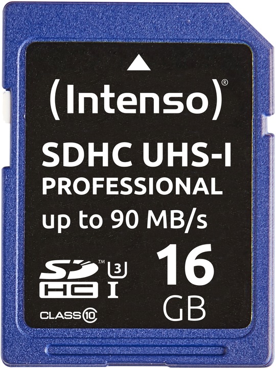 Produktbild Intenso SDHC Card (16 GB, SDHC, U3, UHS-I)