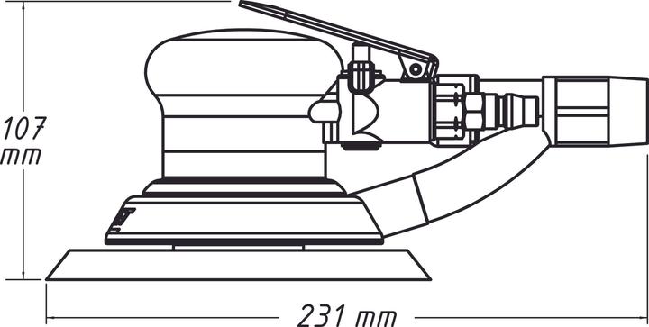 Actual product image HAZET Orbital sander 9033-2 (Eccentric grinder)