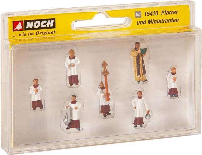 Produktbild Noch 15410 H0 Pfarrer und Ministran