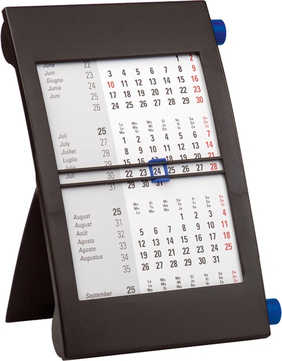Produktbild Simplex 3-Monats-Tischkalender (A5, Kein Einband, Deutsch)