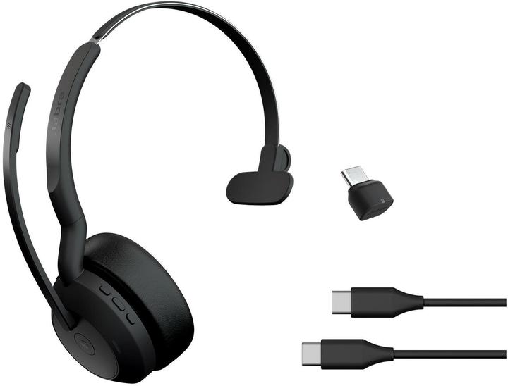 Produktbild Jabra Evolve2 55 MS Mono (Kabellos, USB-C, Microsoft Teams)