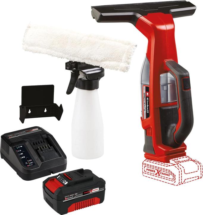 Produktbild Einhell Akku-Fensterreiniger Brillianto Kit (1x 4,0 Ah)