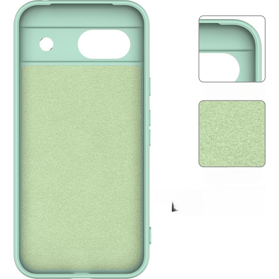 Thumbnail - Cover-Discount Google Pixel 8a - Silikon Gummi Hülle (Google Pixel 8a), Smartphone Hülle, Grün