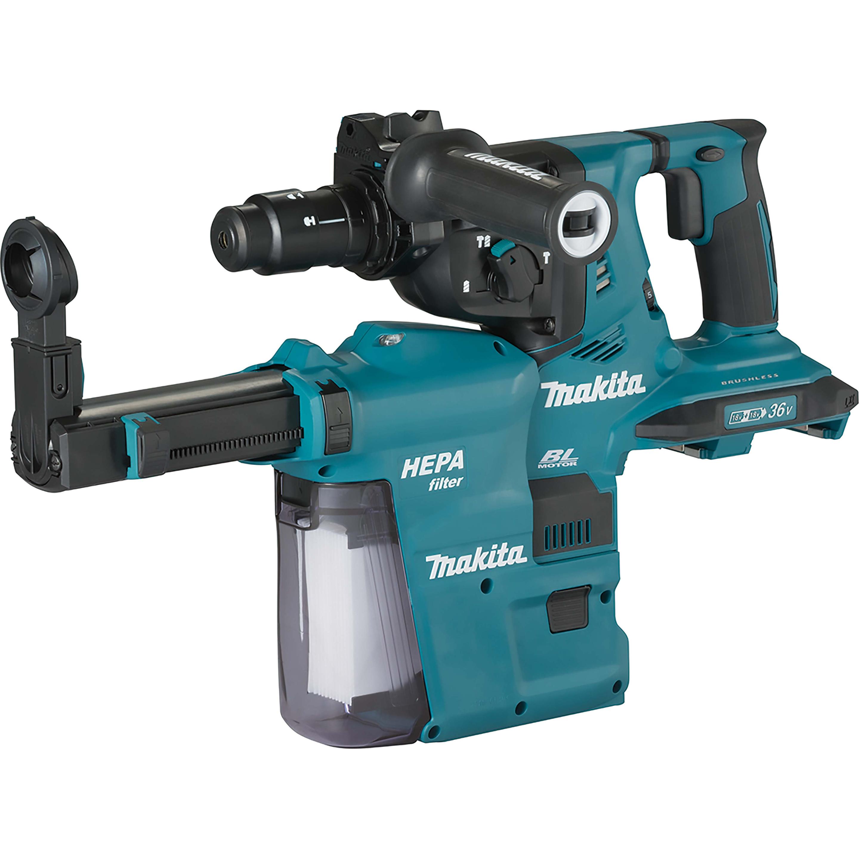 Makita, Bohrmaschine + Akkuschrauber, DHR283ZWJU (Akkubetrieb)
