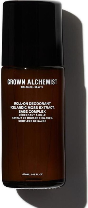 Actual product image Grown Alchemist BODY "Roll-On Deodorant" Icelandic Moss Extract, Sage Complex - Unisex (Roll-on, 50 ml)