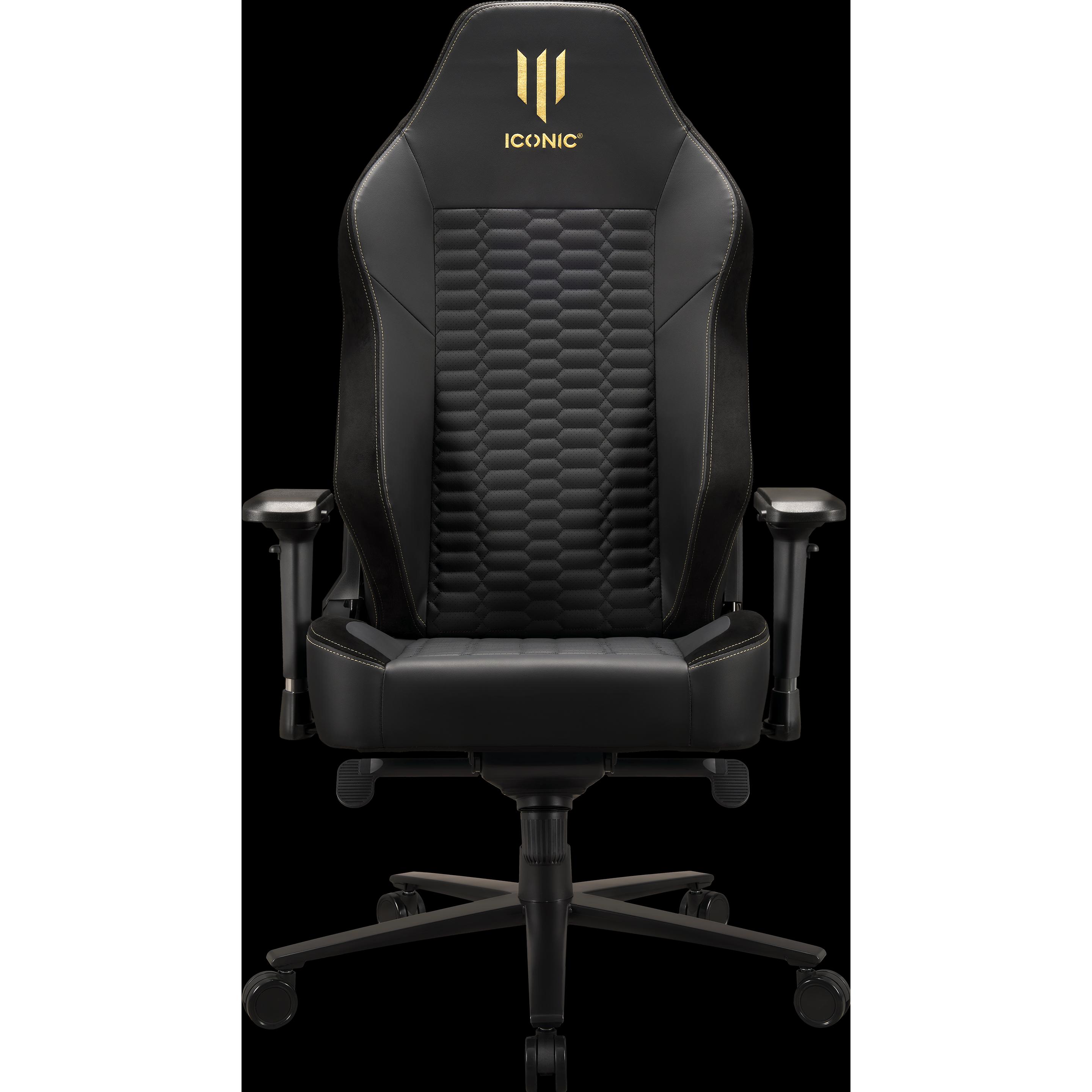 Subsonic Apollon Classic / Gold Top Black seat + Gold logo, Gaming Stuhl, Schwarz