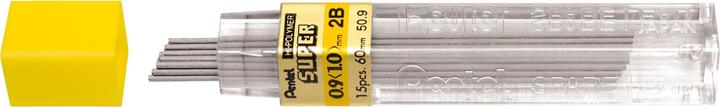 Pentel Refill Hi-Polymer Super 0.9 mm, 2B (Gel mine, Graphite, 0.90 mm)
