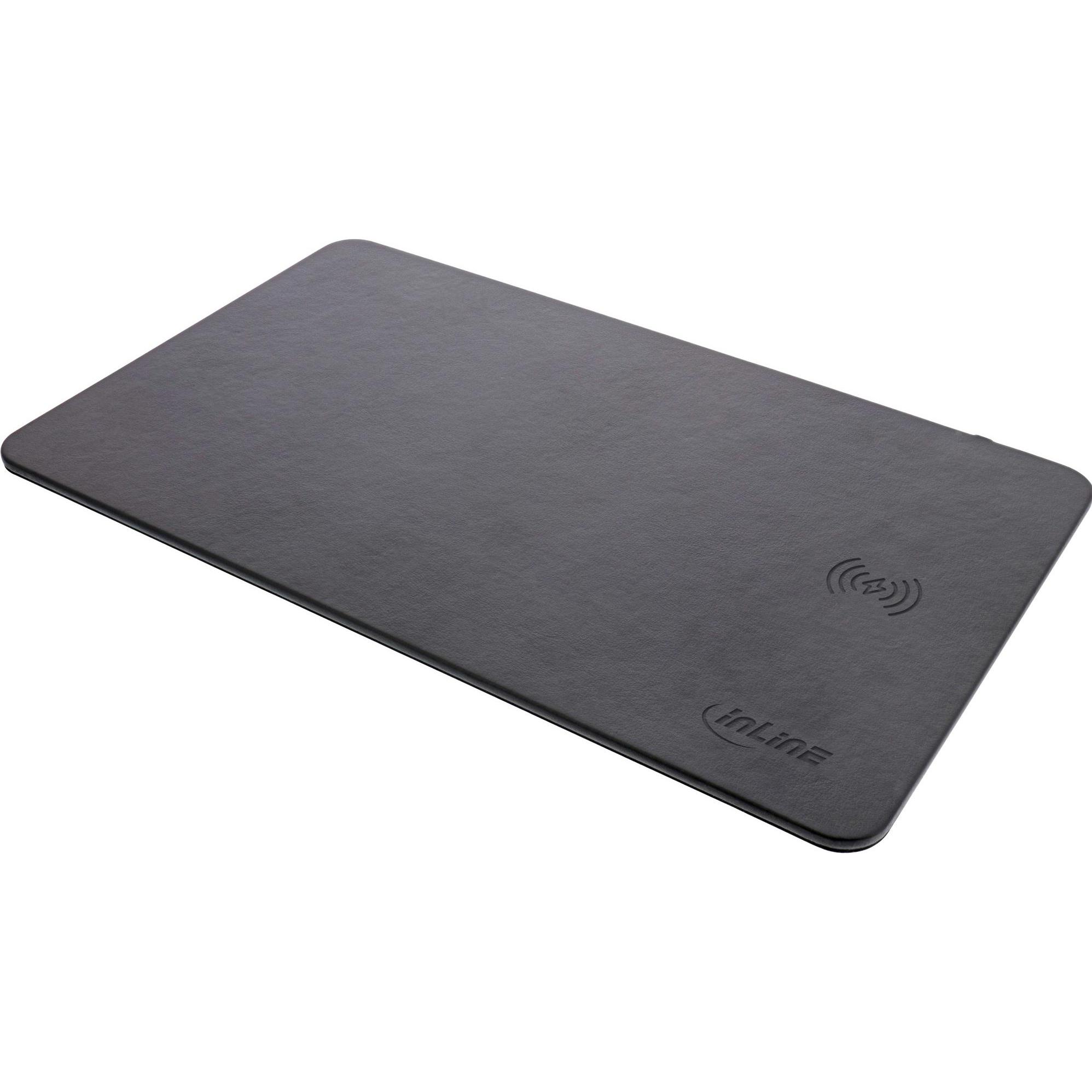 InLine Maus-Pad, Mausmatte, Schwarz