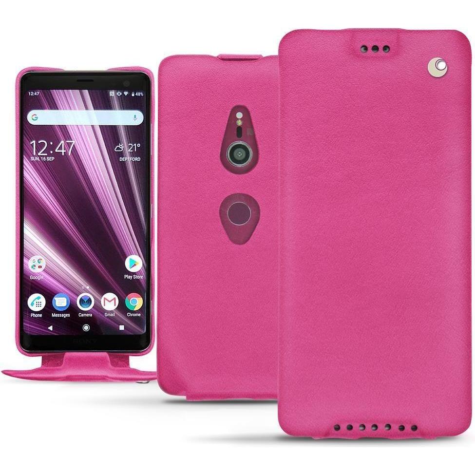 Thumbnail - Noreve Lederschutzhülle vertikal (Sony Xperia XZ3), Smartphone Hülle, Rosa