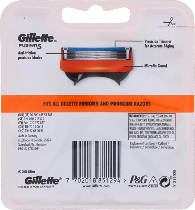 Immagine prodotto Gillette Fusione (4 x)