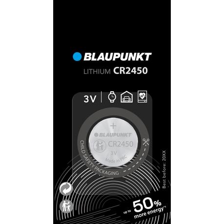 Blaupunkt 1x CR2450 (1 Stk., CR2450), Batterien + Akkus