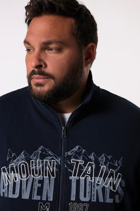 Produktbild Men+ Sweatjacke, Stehkragen, Brustprint (XL)