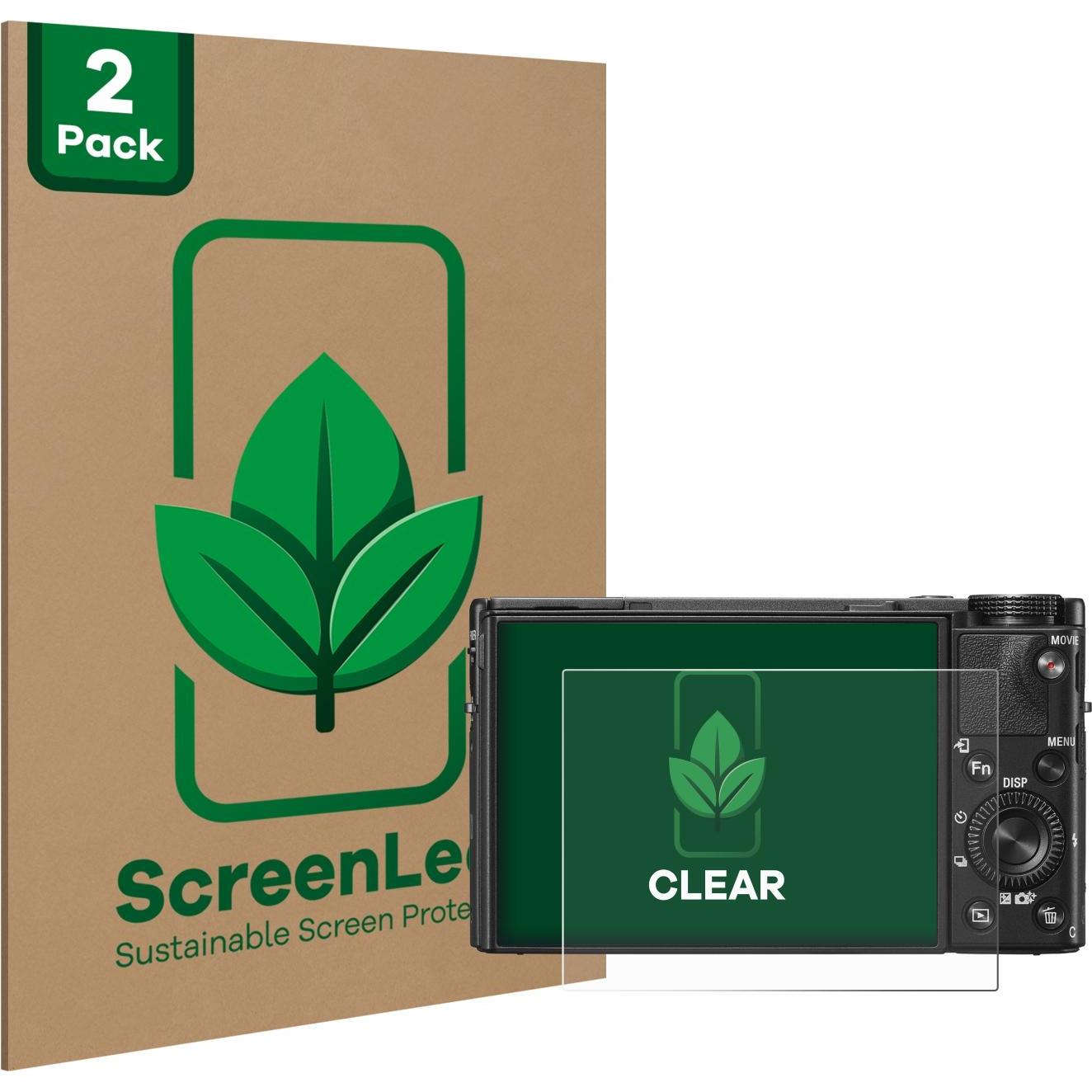 ScreenLeaf Schutzfolie nachhaltiger Displayschutz Displayschutzfolie Folie Klar Transparent (Displayschutz), Kameraschut...